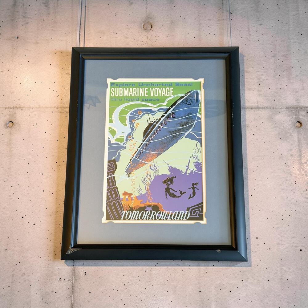 Disneyland Tomorrowland Submarine Voyage Framed Attraction Wall Art